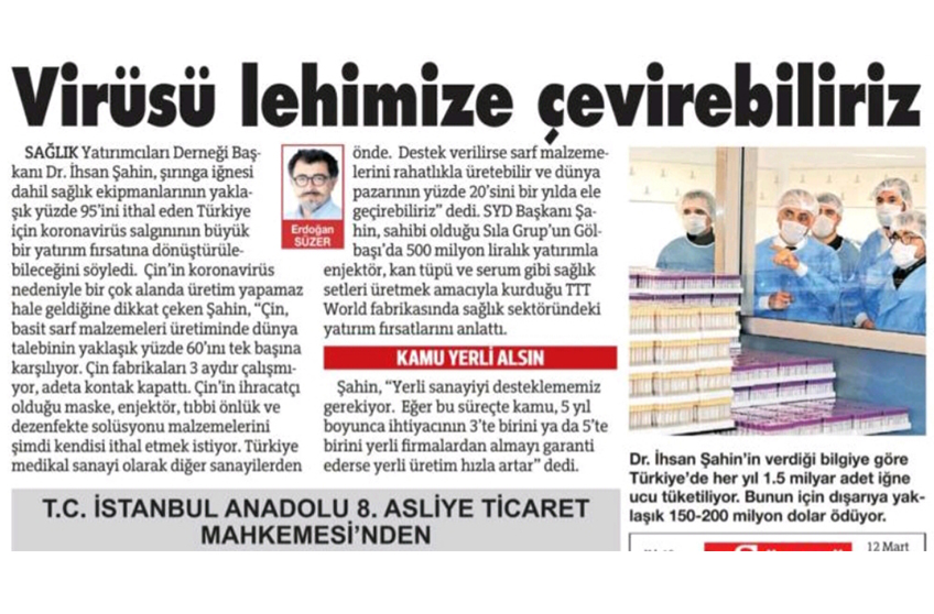 Dr.İhsan ŞAHİN Sözcü Gazetesi Röportajı
