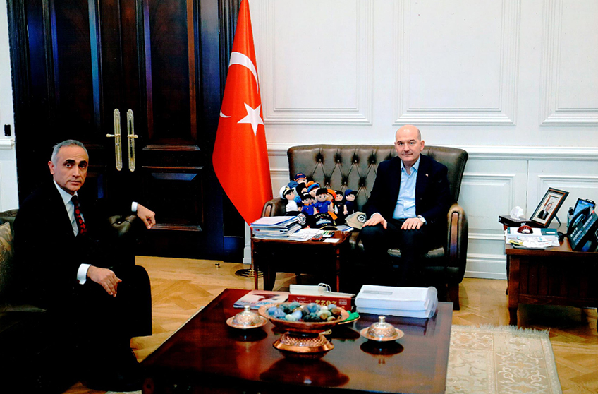Bakanımız Süleyman SOYLU beyefendiyi makamında ziyaret