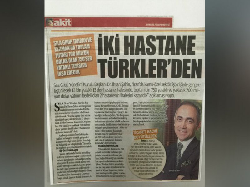 Sıla’dan İran’da 2 Dev Yatırım